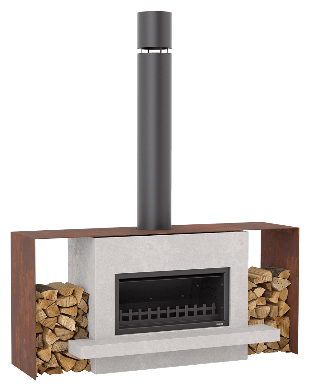 Mini Burton Fireplace features